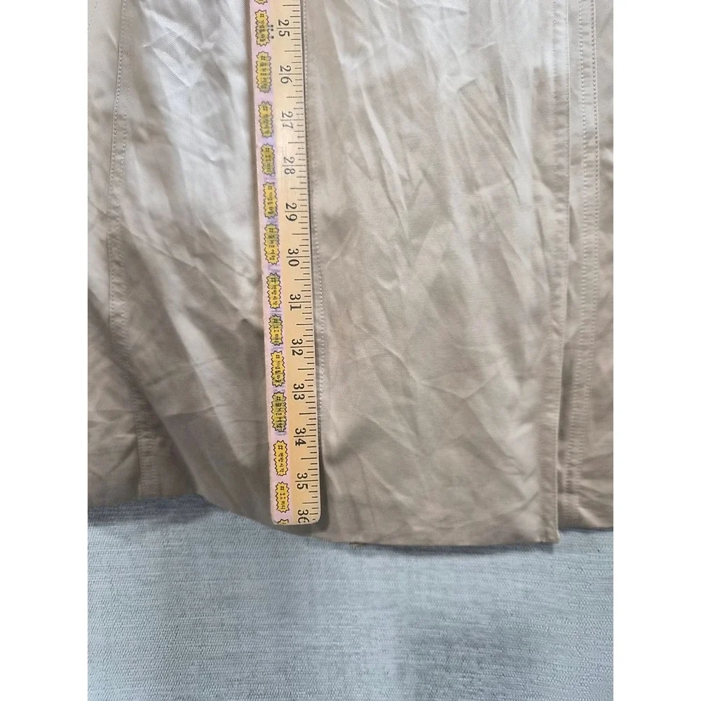 Torrid Trench Coat Womens 2 Beige Lined Vented Back Double Breasted Winter Wear